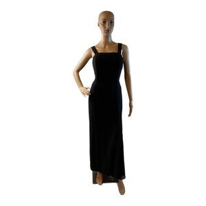 Dusk  Women’s Black Sleeveless Ankle Long Evening Dress Size Uk 12